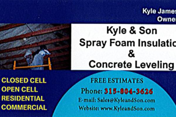 Kyle & Son Spray Foam Insulation